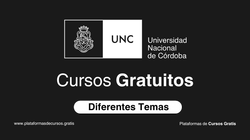 Cursos Gratis de la Universidad Nacional de Córdoba
