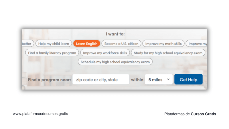 National Literacy Directory Para Encontrar Clases de Inglés Cerca de Mi
